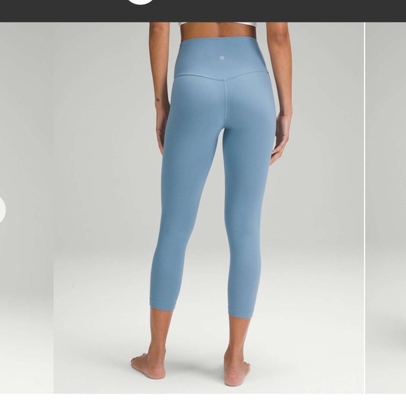 Lululemon Align High Rise 23” Legging size 6-utility blue - Picture 3 of 10